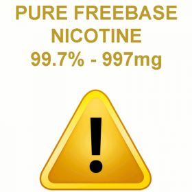 1 Liter - Pure Freebase Nicotine - 997mg or higher